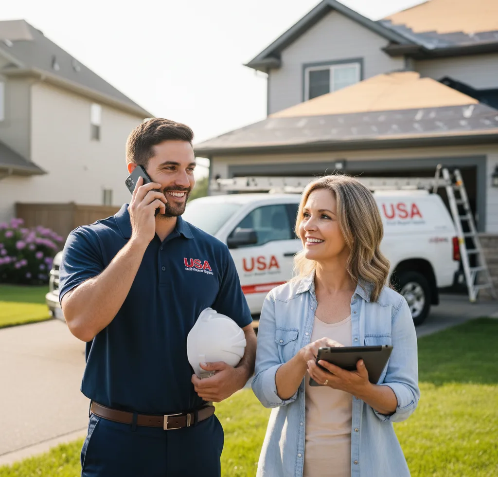 USA Roof Repair Experts customer support in Absarokee